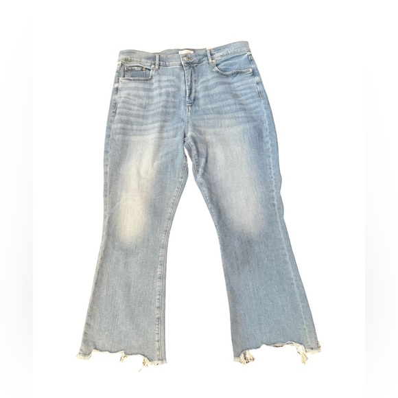 NWT Loft Kick Crop High Rise Jeans size 14 - Picture 1 of 6